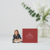 Carte de visite immobilier moderne Horizontal (Debout devant)