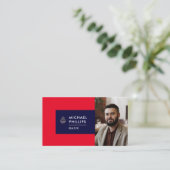 Carte de visite immobilier moderne horizontal (Debout devant)