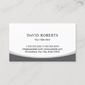 Carte De Visite Immobilier Moderne Maison Logo Realtor Professionn (Dos)