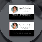 Carte De Visite Immobilier noir blanc