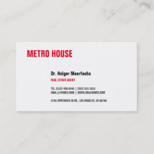 Immobilier noir et rouge