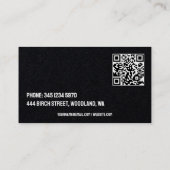 Carte De Visite 🏘️ Immobilier Nous Achetons Maisons QR Premium (Dos)