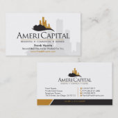 CARTE DE VISITE IMMOBILIER PERSONNALISÉ V2 (Devant / Derrière)