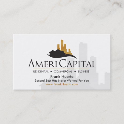 CARTE DE VISITE IMMOBILIER PERSONNALISÉ V2 (Devant)