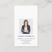 Carte De Visite Immobilier photo professionnel (Dos)