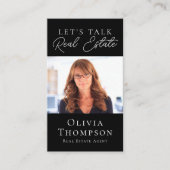 Carte De Visite Immobilier photo professionnel (Devant)