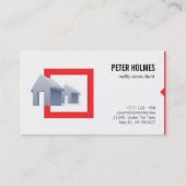 Carte de visite immobilier pour comptable de réali (Devant)