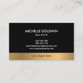 Carte De Visite Immobilier Professional Modern Script House (Dos)