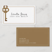 Carte de visite immobilier professionnel (Devant / Derrière)