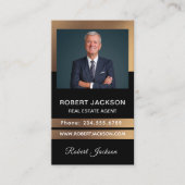 Carte De Visite immobilier professionnel ajouter photo code QR (Devant)