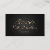 Carte De Visite immobilier professionnel ajouter photo code QR (Devant)