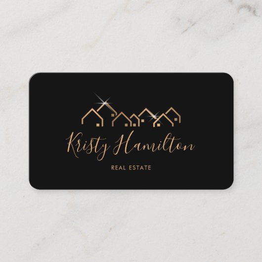 Carte De Visite immobilier professionnel ajouter photo code QR (Devant)