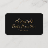 Carte De Visite immobilier professionnel ajouter photo code QR (Devant)