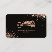 Carte De Visite Immobilier Professionnel Ajouter Photo et logo Bus (Dos)