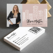 Carte De Visite Immobilier professionnel | Code QR photo