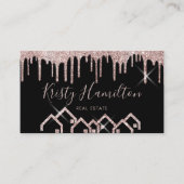 Carte De Visite Immobilier professionnel maison courtier photo (Devant)