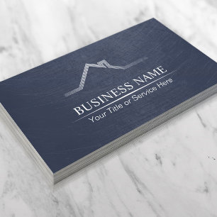 Carte De Visite Immobilier professionnel Marine Blue Realtor