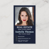 Carte De Visite Immobilier professionnel | Mise en page verticale (Devant)