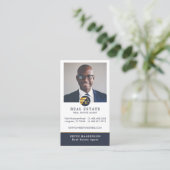 Carte De Visite Immobilier professionnel | Mise en page verticale (Debout devant)