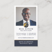 Carte De Visite Immobilier professionnel | Mise en page verticale (Devant)