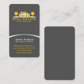 Carte De Visite Immobilier professionnel moderne (Devant / Derrière)