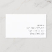 Carte De Visite Immobilier professionnel moderne (Dos)