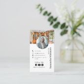 Carte De Visite Immobilier professionnel moderne Realtor (Debout devant)