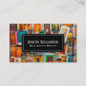 Carte De Visite Immobilier professionnel Portes modernes Photo (Devant)