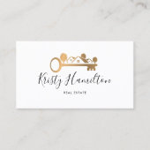 Carte De Visite immobilier professionnel realtor ajouter photo cod (Devant)