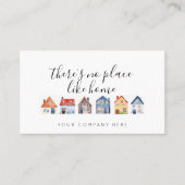 Carte De Visite Immobilier promotionnel Il n'y a pas d'endroit com (Devant)