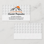 Carte De Visite Immobilier | Propriétés (Devant / Derrière)