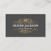 Carte De Visite Immobilier | Propriétés Gold Luxury (Devant)