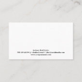 Carte De Visite Immobilier | Propriétés Gold Luxury | Marbre (Dos)