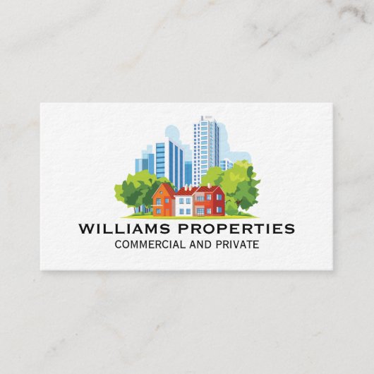 Carte De Visite Immobilier | Propriétés | Luxe (Devant)
