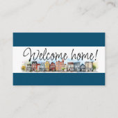 Carte De Visite Immobilier, Realtor, Courtier (Devant)