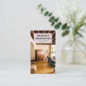 Carte De Visite Immobilier Realtor moderne (Debout devant)