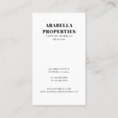 Carte De Visite Immobilier Realtor moderne (Dos)