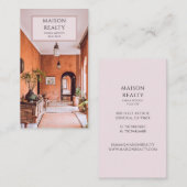Carte De Visite Immobilier Realtor moderne (Devant / Derrière)