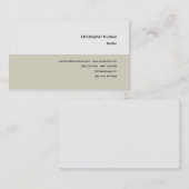 Carte De Visite Immobilier simple professionnel (Devant / Derrière)