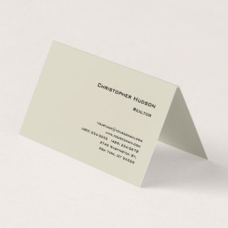 Carte De Visite Immobilier simple professionnel