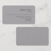 Carte De Visite Immobilier simple professionnel (Devant / Derrière)