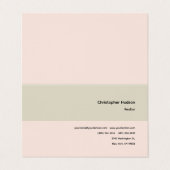 Carte De Visite Immobilier simple professionnel (Extérieur déplié)