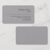 Carte De Visite Immobilier simple professionnel (Devant / Derrière)