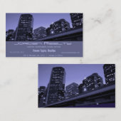 carte de visite immobilier skyline (Devant / Derrière)
