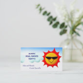 Carte de visite immobilier Sunny (Debout devant)