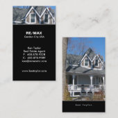 Carte de visite immobilier sur le toit Sky (Devant / Derrière)