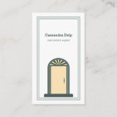 Carte de visite immobilier unique moderne (Devant)