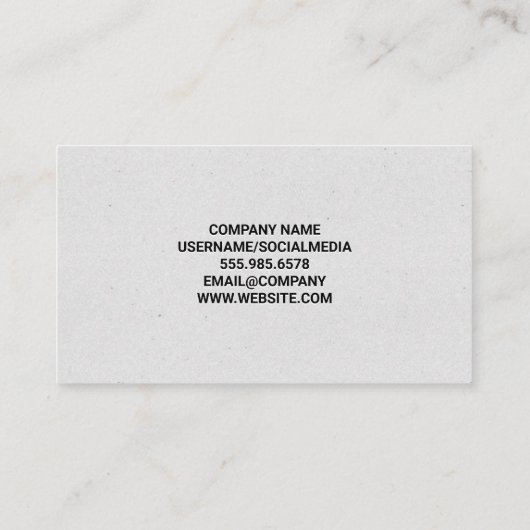 Carte De Visite Immobilier | Vue sur le balcon (Dos)