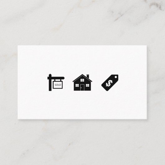 Carte de visite immobilière (Devant)