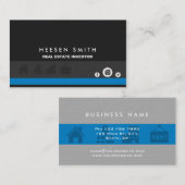 CARTE DE VISITE IMMOBILIERS (Devant / Derrière)